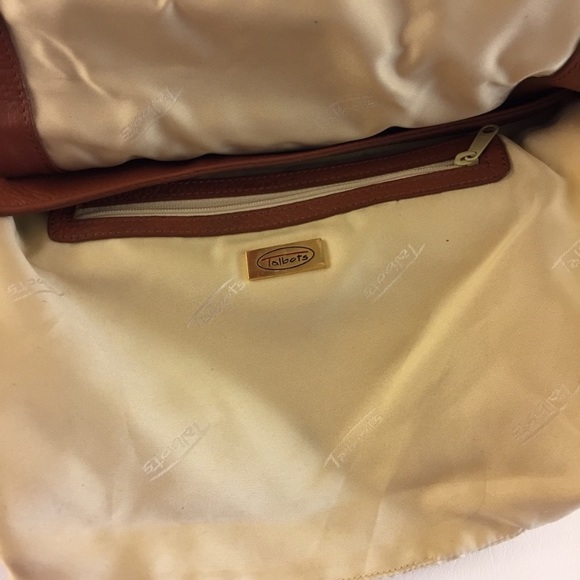 Talbots Tan Leather Handbag - Picture 8 of 9